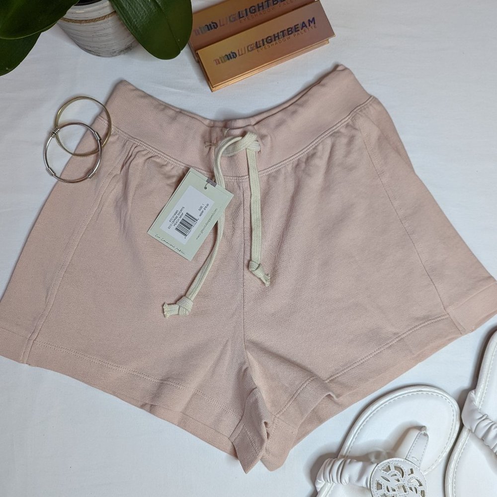 GREY STATE Evo Cerise Shorts Size Small Sustainably Made Peach Whip Colo… - Picture 2 of 6